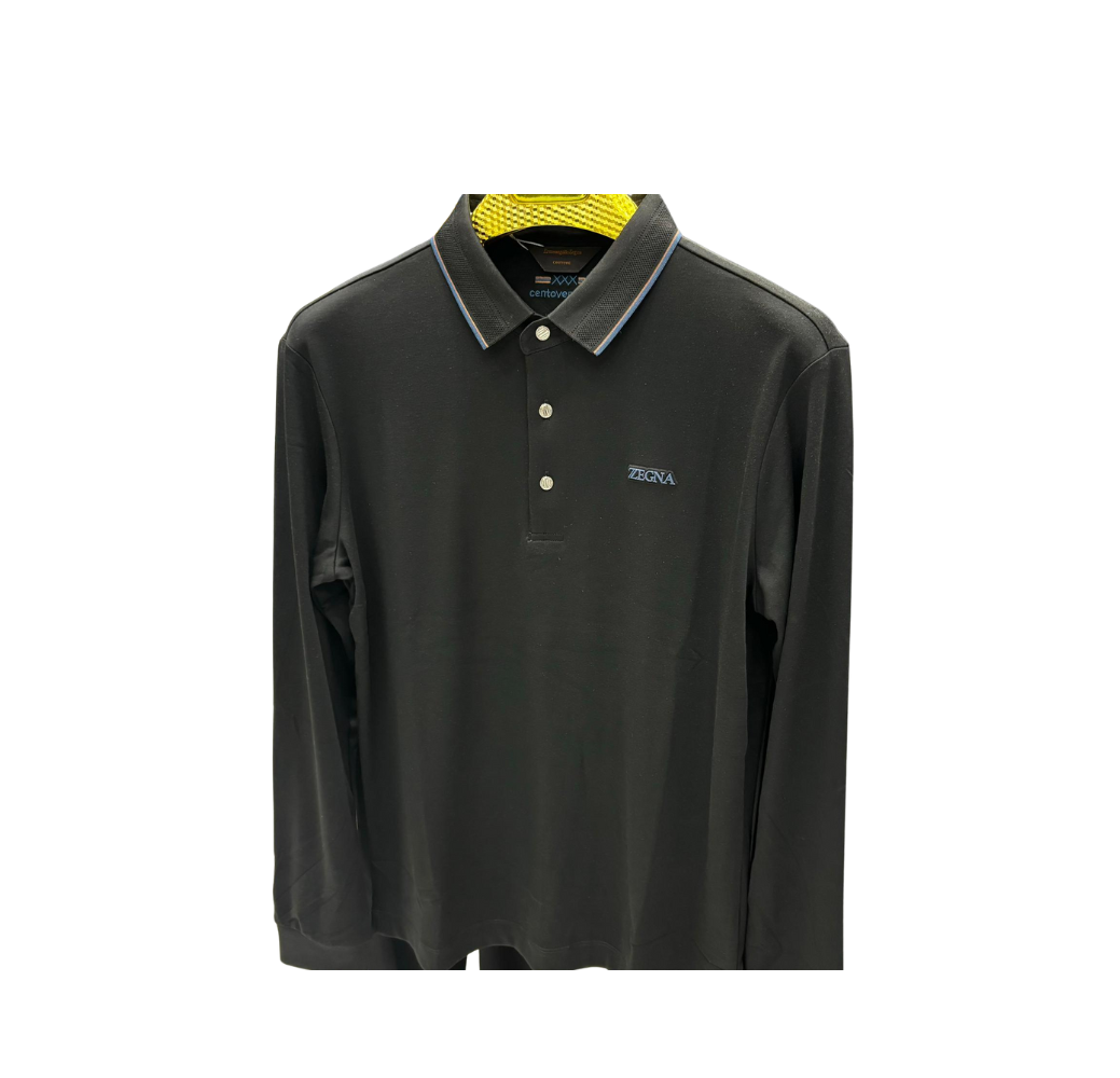 Polo Homme Noir Zegna – Golden Store Hn