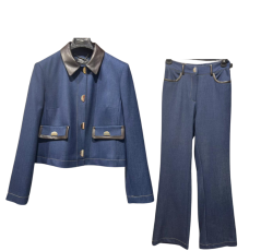 Veste en jean avec son pantalon 