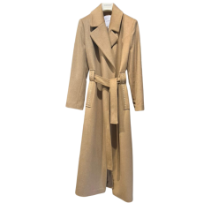 Manteau long beige