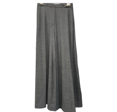 Jupe pantalon longue grise