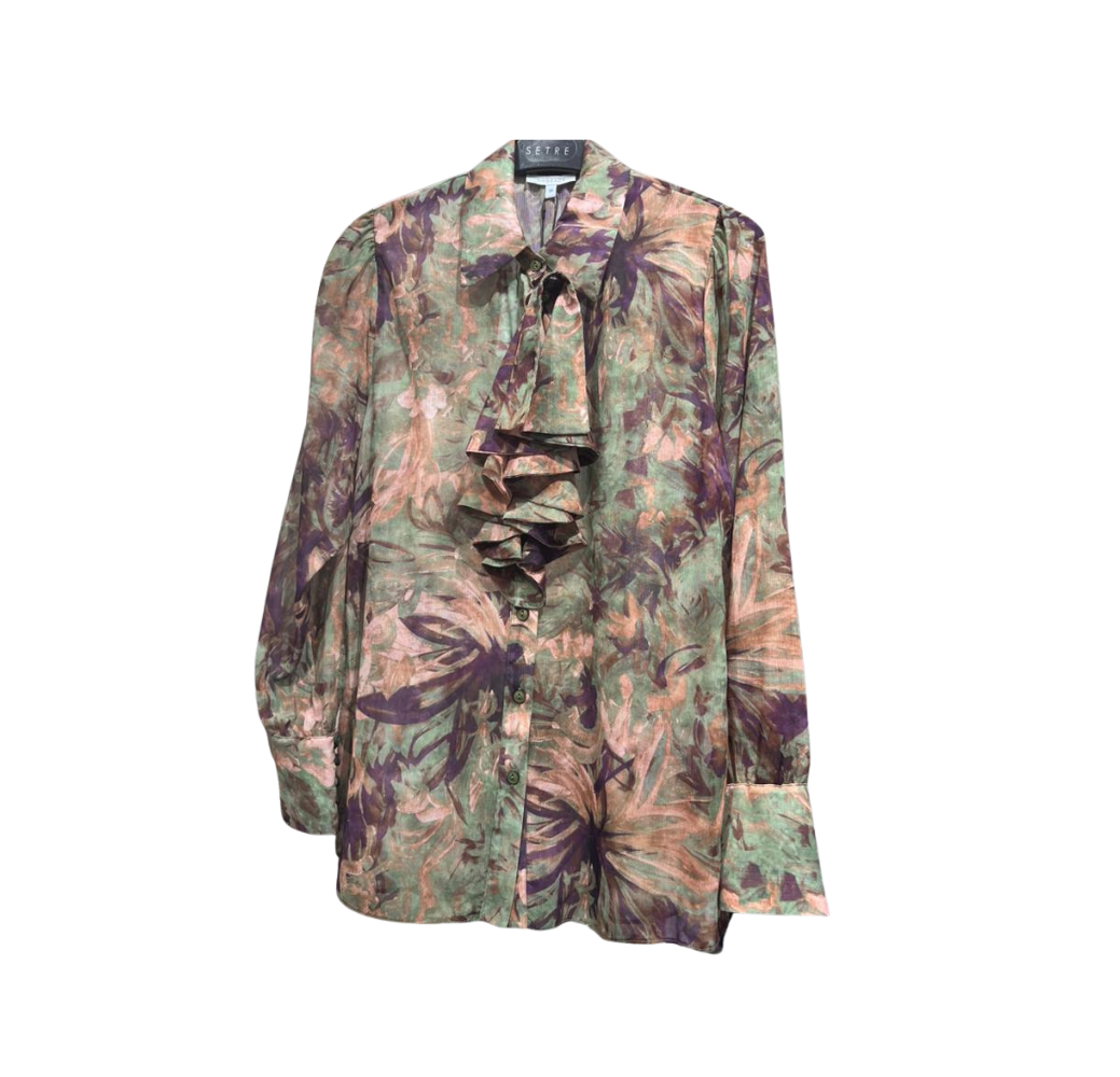 Chemise à motifs classique