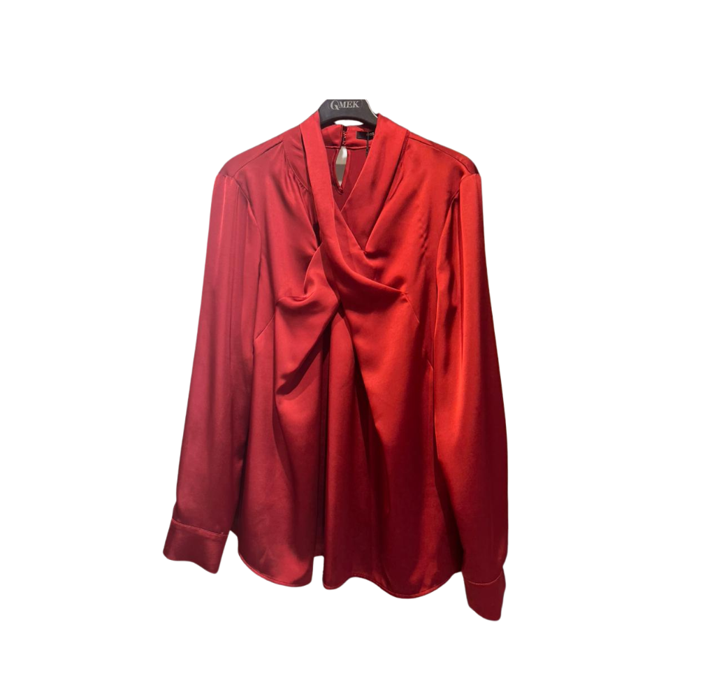 Chemise classique rouge
