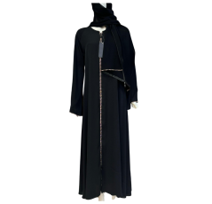 Hijab de fêtes femme à strass long avec voile – Boutique Aidoo