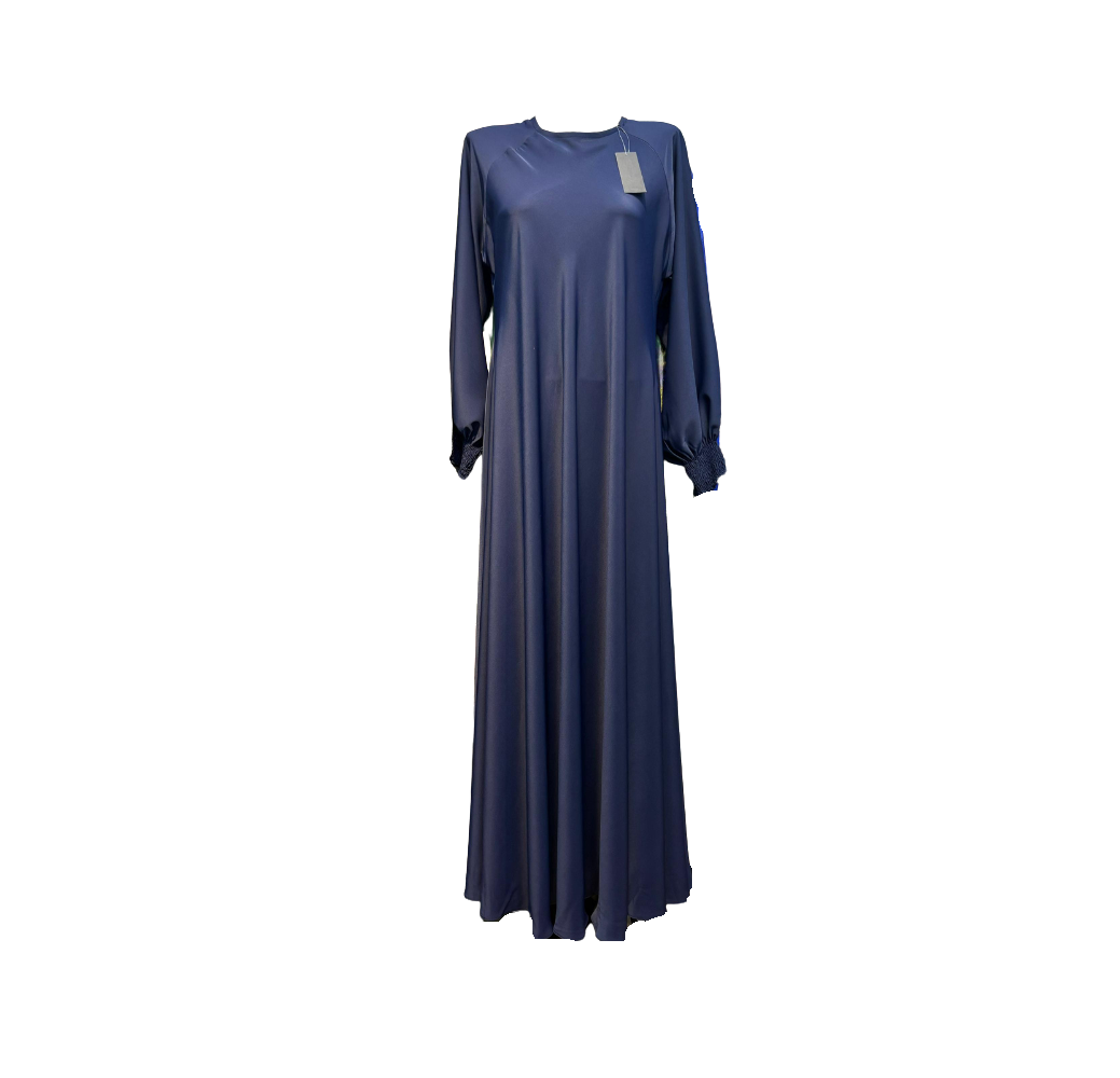 Hijab de sport bleu nuit femme long – Boutique Aidoo
