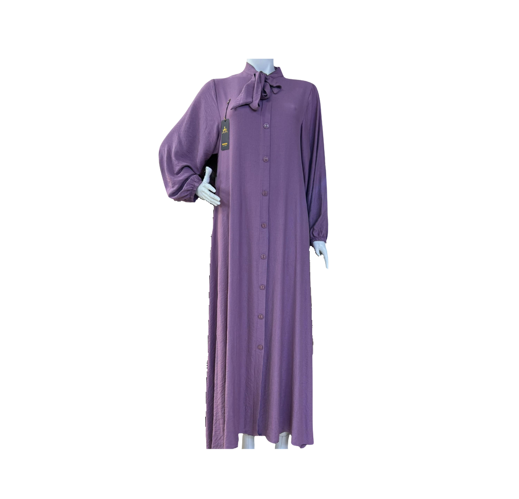 Hijab de sortie femme long violet – Boutique Aidoo