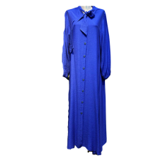 Hijab de sortie femme long bleu – Boutique Aidoo