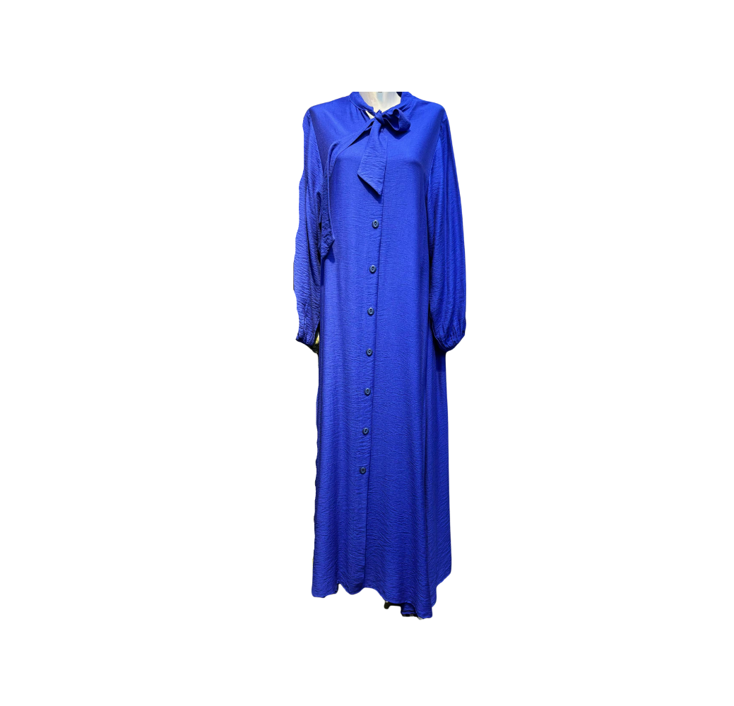 Hijab de sortie femme long bleu – Boutique Aidoo