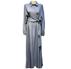 Hijab de sortie femme long bleu clair – Boutique Aidoo