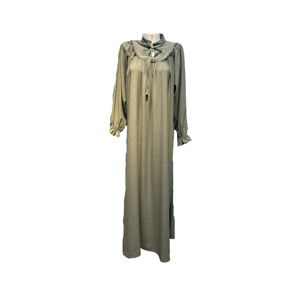 Hijab long avec élastique vert – Boutique Aidoo