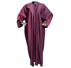 Abaya de Soirée à Strass grenat Femme – Boutique Bahdja