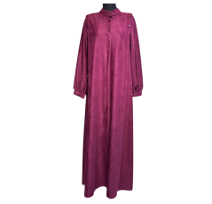 Hijab Long en Daim grenat Femme – Boutique Bahdja