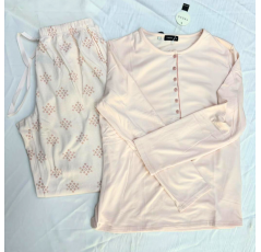 Ensemble Deux Pièces Pyjama Femme Rose – Reve d’Elle
