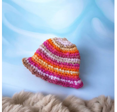 Bob en Laine Crocheté Multi-Couleurs – Atelier Amira