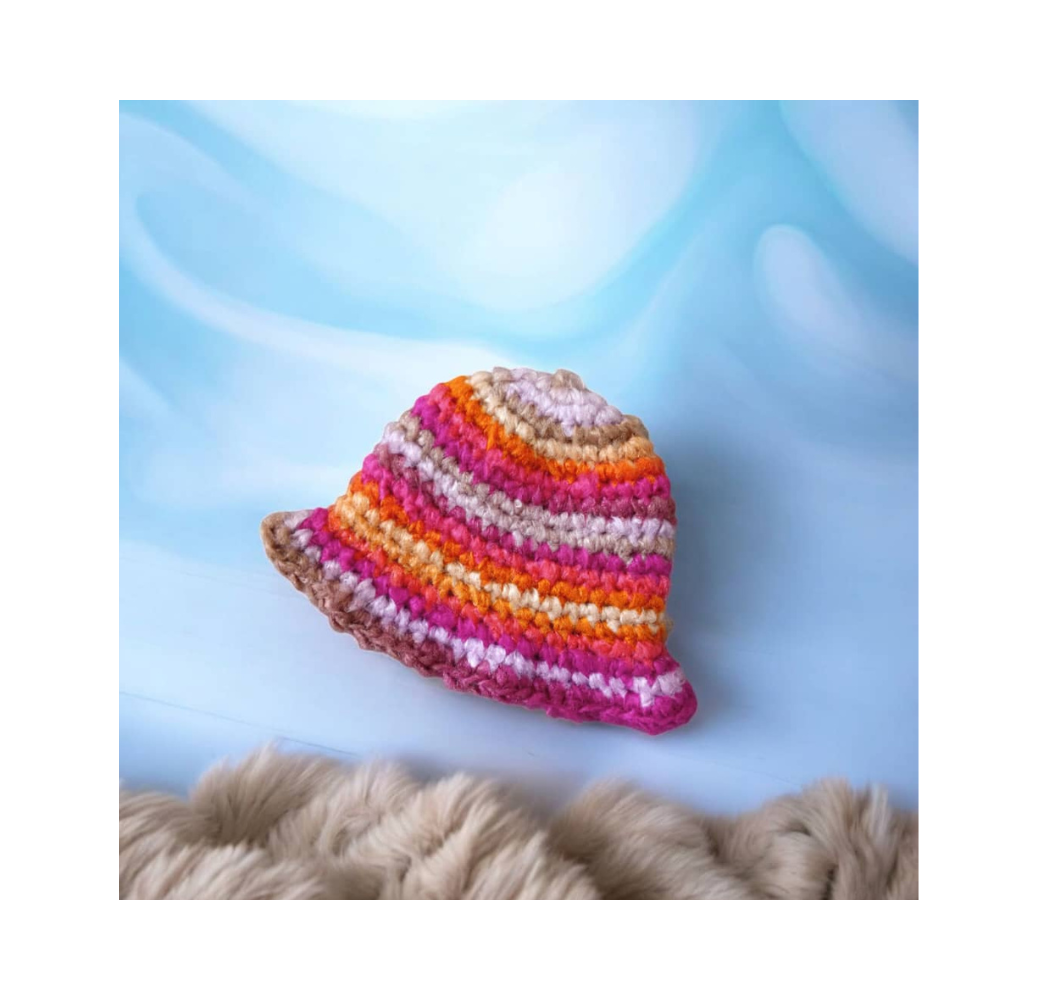 Bob en Laine Crocheté Multi-Couleurs – Atelier Amira