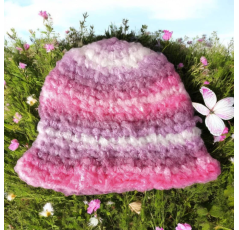 Bob en Laine Crocheté Multi-Couleurs – Atelier Amira