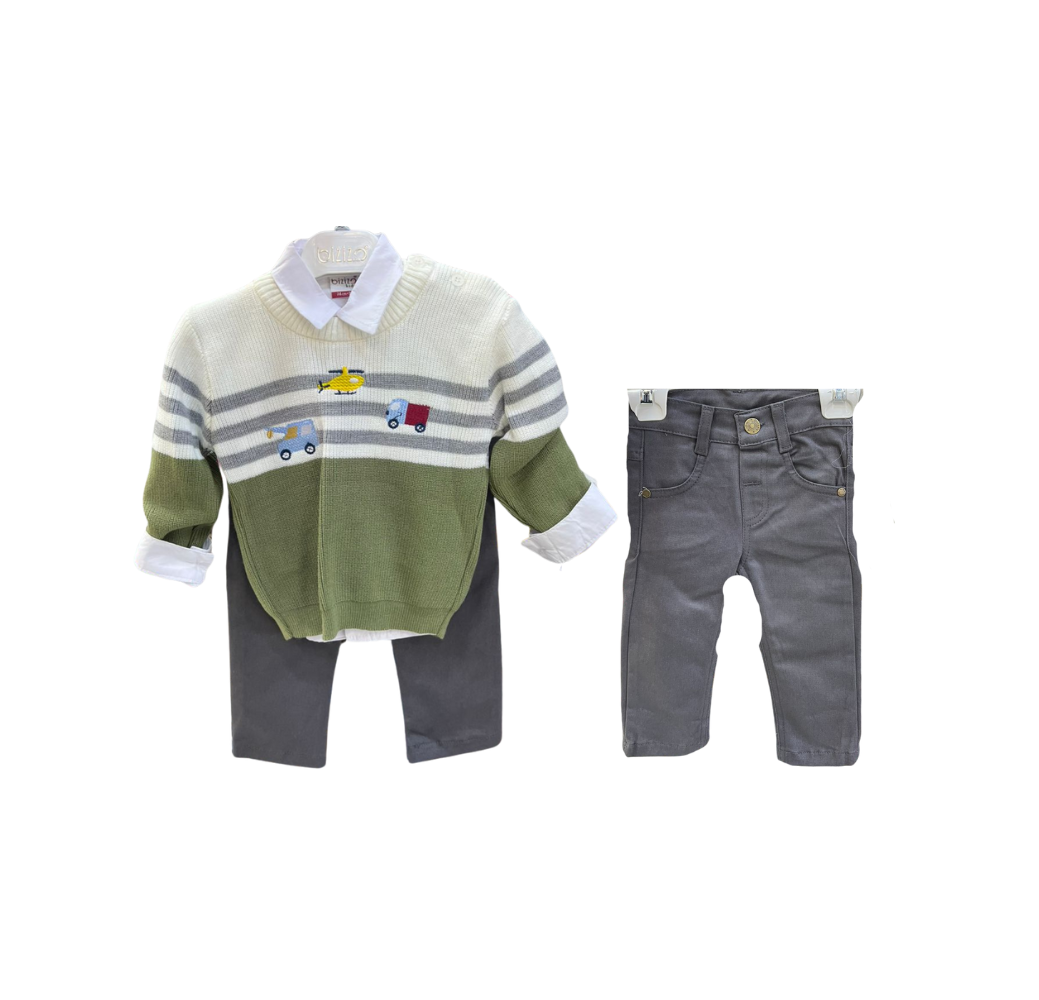 Ensemble pour garçon – chemise, pantalon 