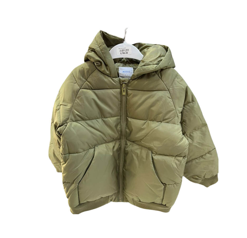 Veste doudoune vert kaki