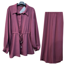 Ensemble élégant mauve