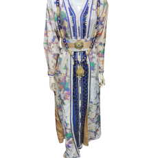 Caftan marocain chargé