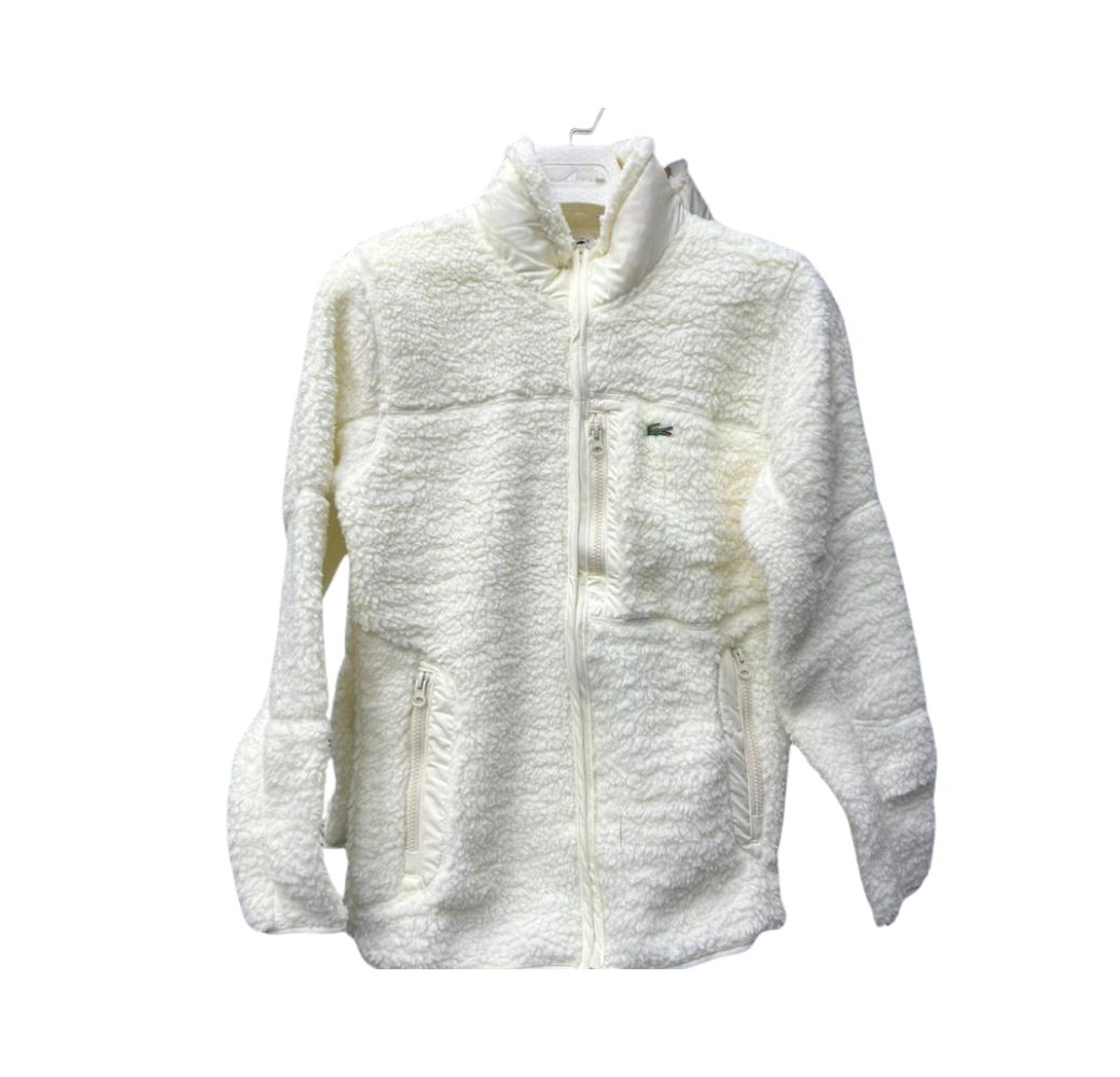 Veste blanche en lin naturel