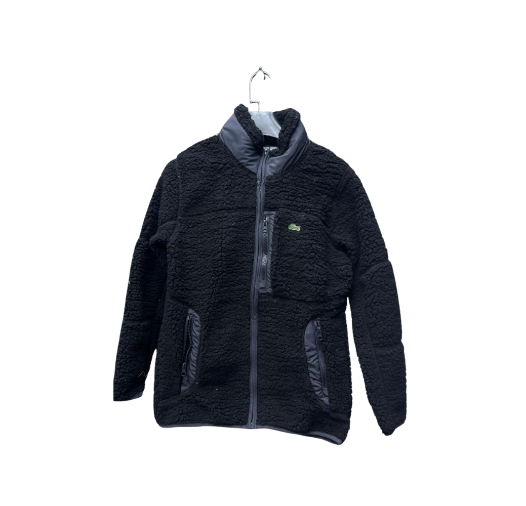 Veste noire en lin naturel