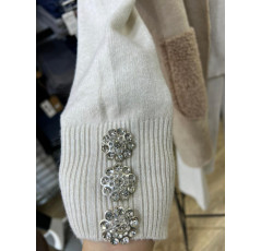 Ensemble gilet long avec poches, haut et pantalon