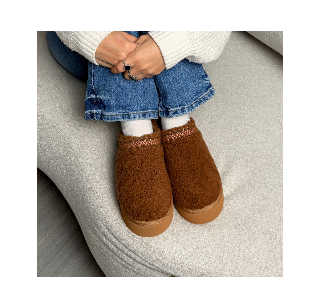 UGG Women’s Tazz Slipper Heritage Braid Hardwood – Kick Sneakers